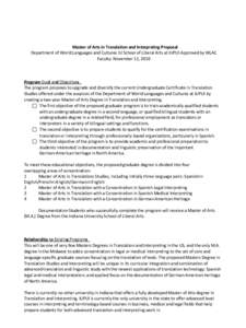 Indiana University School of Liberal Arts at IUPUI / American Translators Association / Indiana University – Purdue University Indianapolis / Translation / Knowledge / National Accreditation Authority for Translators and Interpreters / Guangdong University of Foreign Studies / Academia / Language interpretation / Science