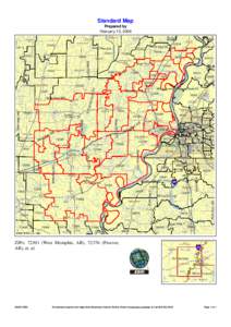 Standard Map Prepared by February 13, 2009 ZIPs: [removed]West Memphis, AR), [removed]Proctor, AR), et. al.