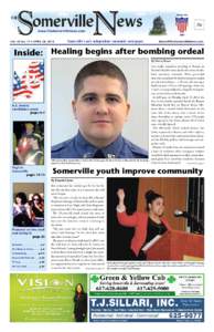 25¢ www.TheSomervilleNews.com Vol. 42 No. 17 • APRIL 24, 2013 Somerville’s only independent community newspaper