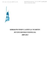 Kirkkonummen lastensuojelusuunnitelma