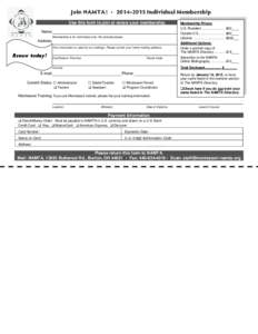 Employee information form