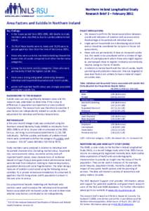                                                         Northern Ireland Longitudinal Study                 Research Brief 2 – February 2011   