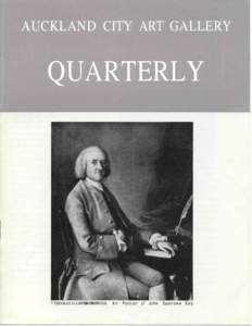 AUCKLAND CITY ART GALLERY  QUARTERLY THOMAS G A I N S B O R O U G H .