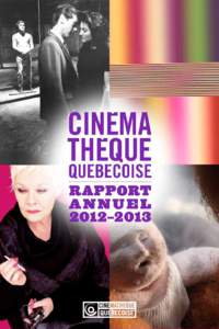 La cinémathèque québécoise	  ·1· Collections