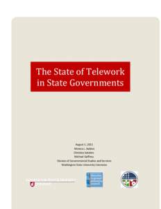 The State of Telework                             in State Governments