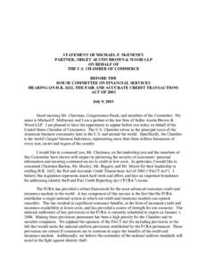 Fair Credit Reporting Act / Credit bureau / Identity theft / Fair and Accurate Credit Transactions Act / Credit history / Credit card / Prescreen / Political and Economic Research Council / Credit score / Financial economics / Credit / Finance