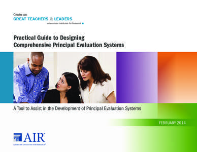 Center on  GREAT TEACHERS & LEADERS at American Institutes for Research  Practical Guide to Designing