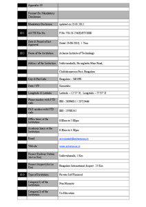 States and territories of India / Acharya Institute of Technology / Government Engineering College /  Thrissur / Dr. Ambedkar Institute of Technology / Education in Karnataka / All India Council for Technical Education / Education in India