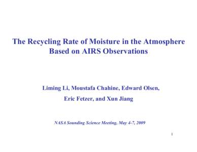 Thermodynamics / Water / Psychrometrics / Water vapor / Precipitable water / Climatology / Precipitation / Nutrient cycle / Atmospheric sciences / Meteorology / Atmospheric thermodynamics