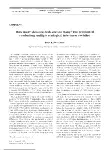 Design of experiments / Statistical inference / Multiple comparisons / Bonferroni correction / Statistical power / Holm–Bonferroni method / Statistical hypothesis testing / F-test / P-value / Statistics / Hypothesis testing / Statistical tests