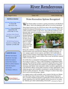 River Rendezvous Promoting watershed education and awareness in the Red River Basin July/August 2014