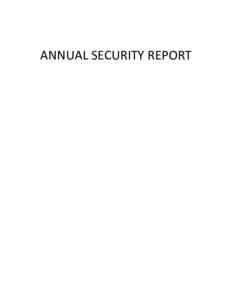     ANNUAL SECURITY REPORT   Campus Security at Lenoir Community College