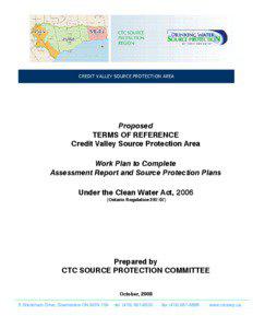 Source Protection Committees / Water management / Earth / Environmental science / Source Water Protection Terms of Reference / Clean Water Act / United States Environmental Protection Agency / Drinking water / Water quality / Water pollution / Environment / Water