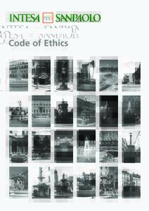 Code of Ethics  website Publisher Intesa Sanpaolo S.p.A.