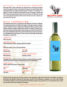 Recuerdo_Torrontes_2012_TastingNote