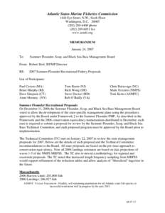Atlantic States Marine Fisheries Commission 1444 Eye Street, N.W., Sixth Floor Washington, D.C[removed]-6400 phone[removed]fax www.asmfc.org