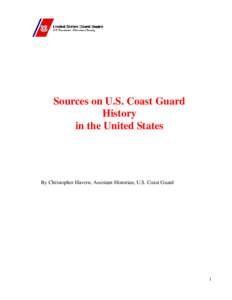 Sources on U.S. Coast Guard History