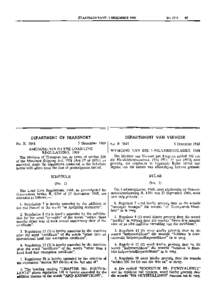 ;STMTSKOERANT, SDESEMBERI969  DEPARTMENT OF TRANSPORT No. RDecember 1969 AMENDMENTS TO THE LOAD LINE