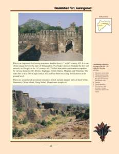 Aurangabad district /  Maharashtra / Shivneri / Junnar / Bassein Fort / Vasai / Mumbai / Chandrapur / Ahmadnagar Sultanate / Geography of Maharashtra / Maharashtra / Geography of India