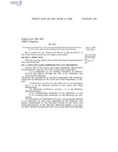 PUBLIC LAW 109–232—JUNE 15, [removed]STAT. 395 Public Law 109–232 109th Congress