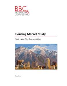 Utah / Salt Lake City / Salt Lake County /  Utah / Affordable housing / Davis County /  Utah / Salt Lake City metropolitan area / Wasatch Front / Geography of the United States