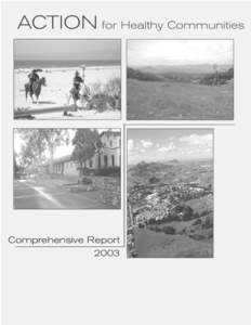 Comprehensive Report 2003 About ACTION for Healthy Communities ACTION for Healthy Communities is a cooperative, collaborative effort of individual agencies and organizations, public and private that are committed to imp