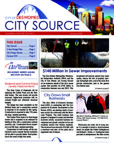 Your Direct Link To City Hall  Spring 2010 THIS ISSUE City Council ........................ Page 2