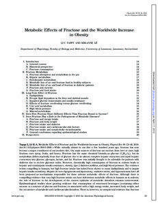 Medicine / Nutrition / Inborn errors of carbohydrate metabolism / Carbohydrates / Diabetes / Fructose / High-fructose corn syrup / Insulin resistance / Fructolysis / Biology / Chemistry / Sweeteners