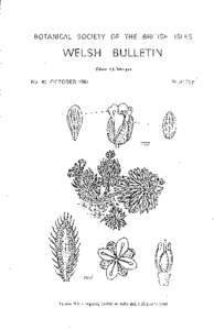 Edward Lhuyd / Botanical Society of the British Isles / Botany / Wales / Biology / Lloyd / Cymdeithas Edward Llwyd / Notebook