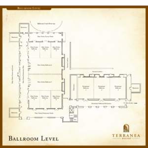 B allroom L evel  Ballroom Circle Driveway Restrooms  Palos Verdes Terrace North