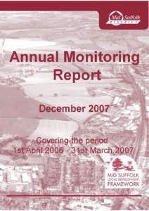 Annual Monitoring Report December[removed]Introduction Purpose of monitoring The Role of Annual Monitoring Reports Content