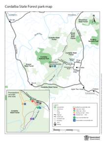 Cordalba State Forest park map To Bundaberg To Gladstone  Elliott River