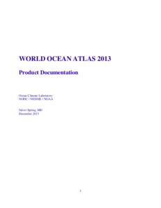 This document describes WOA05 data files