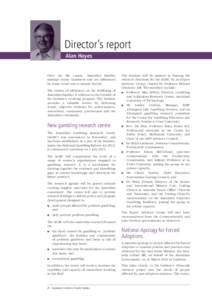 Household /  Income and Labour Dynamics in Australia Survey / Problem gambling / Longitudinal study / AIFS / Adoption / Statistics / Australian Institute of Family Studies / Stolen Generations