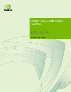 NVIDIA Tegra Linux Driver Package