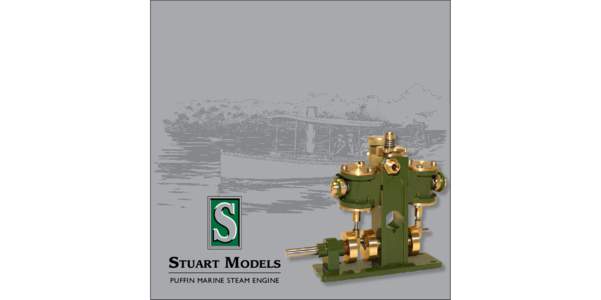 Stuart Models PUFFIN Marine STEAM ENGINE Stuart Models PUFFIN MARINE STEAM ENGINE