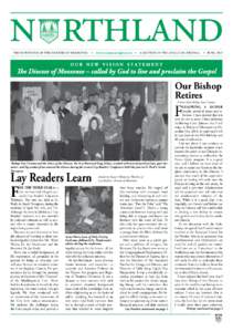 northland The Newspaper of the Diocese of Moosonee •  www.moosoneeanglican.ca