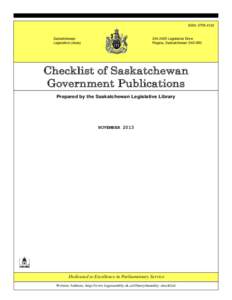 Saskatchewan Archives Board / Hansard