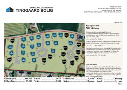 TINGGAARD BOLIG TEL. +[removed] | FAX +[removed]