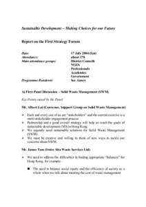 Microsoft Word - First Strategy Forum Summary _long_-b.doc