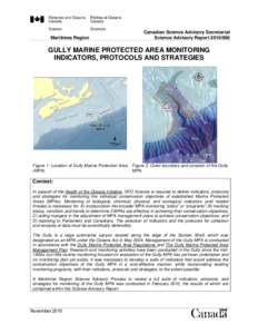 Maritimes Region  Canadian Science Advisory Secretariat Science Advisory Report[removed]GULLY MARINE PROTECTED AREA MONITORING