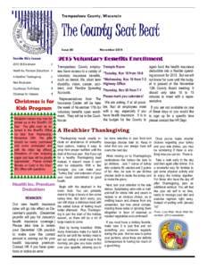 Trempealeau County, Wisconsin  The County Seat Beat Issue 60  Inside this issue: