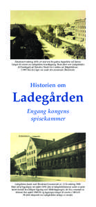 Åboulevard omkring 1870, set mod vest fra gadens begyndelse ved Søerne. Længst til venstre ses Ladegårdens hovedbygning. Broen fører over Ladegårdsåen til Ewaldsgade på Nørrebro. Næste bro i rækken var Blågårdsbroen.