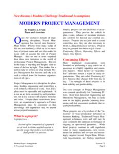 Microsoft Word - Paper - Modern Project Management.doc