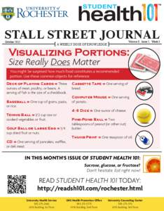 STALL STREET JOURNAL October[removed]A WEEKLY DOSE OF KNOWLEDGE ]  Volume 8, Issue 2, Week 3