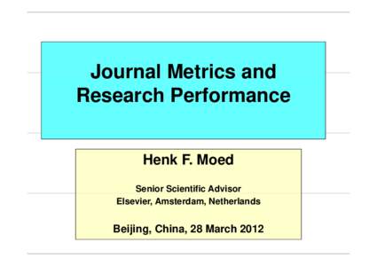 Microsoft PowerPoint - Moed Lecture BeijingJournal Metrics.ppt [Compatibility Mode]