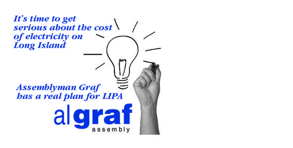 It’s time to get serious about the cost of electricity on Long Island  Assemblyman Graf