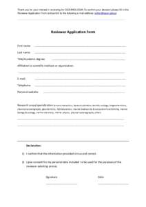 Microsoft Word - OCEANOLOGIA_Reviewer Application Form.docx