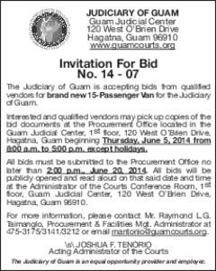 JUDICIARY OF GUAM Guam Judicial Center 120 West O’Brien Drive Hagatna, Guam[removed]www.guamcourts.org