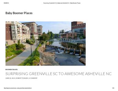 [removed]Surprising Greenville SC to Awesome Asheville NC | Baby Boomer Places Baby Boomer Places